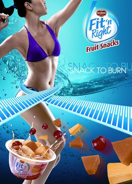 Fit n Right Fruit Snack Ad